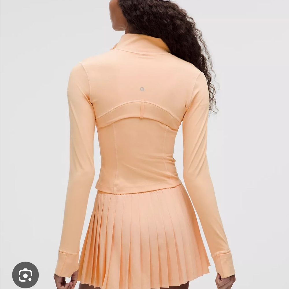 RARE NWOT lululemon define cropped jacket nulu size 8 rock melon - Picture 3 of 3
